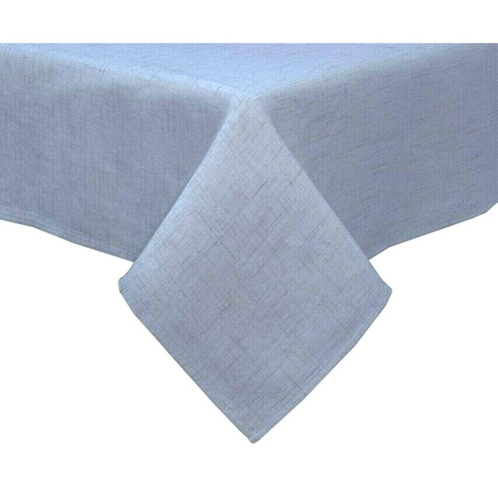 Bardwil Linens Periwinkle Blue Fabric Tablecloth Cloth 60x84 Easy Care Brussels